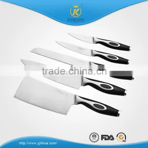 KITCHEN KING High Quality Stainless Steel Knife Set With Forged Handle Wooden Block thumbnail-4