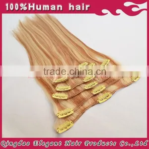 Top Quality Hair Extension Kinky Curly Clip in Hair Extension thumbnail-1