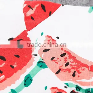 New High Quality Plain Baby Romper Watermelon Printed Short Sleeve Summer Baby Romper Toddlers Romper Suit thumbnail-4