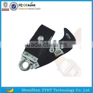 Black Leather USB With 2.0 8GB USB Leather Flash Drive 64mb to 64gb thumbnail-1