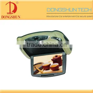 High Quality Remote Control 13 Inch DVD Car Tft Lcd Roof Mounted Monitor tv Usb thumbnail-1