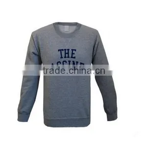 Custom High Quality 100% Polyester Custom Crewneck Men Sweatshirt Wholesale thumbnail-1