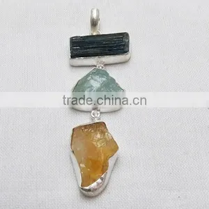 Gorgeous Designer Pendant, Gemstone Silver Jewelry, Handmade Silver Jewelry thumbnail-2