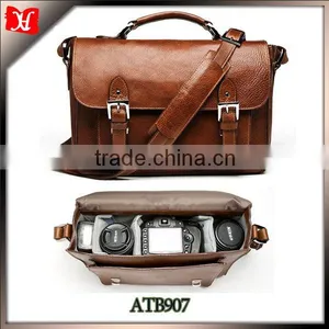 Wholesale Online-shopping Vintage Fashion Leather Dslr Camera Bag thumbnail-1