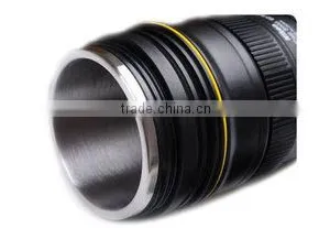 Elastic Black Lens Mug/Lens Cup 24-70mm for Nikon With Stainless Steel Liner thumbnail-4