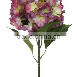 Artificial Flower: 43cm Hydrangea With 4 Leafs thumbnail-1
