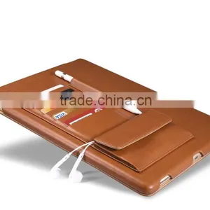 Original Icarer PU Leather Case For IPad Pro Business Design With Card Holder Leather Case For IPad Pro 12.9 MT-5351 thumbnail-3