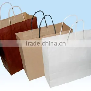 Fashional White Kraft Paper Bag thumbnail-1