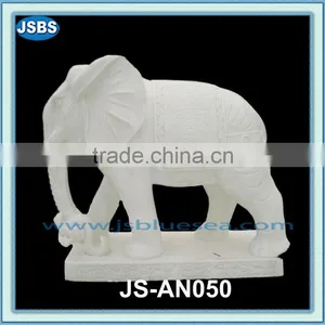 Antique Hand Polishing Handcraft Marble Elephant Statue thumbnail-1