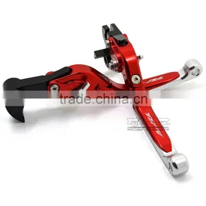 LS-001-R115 Adjustable Foldable Extendable CNC Aluminum Motorcycle Brakes Clutch Levers For Yamaha R1 thumbnail-2