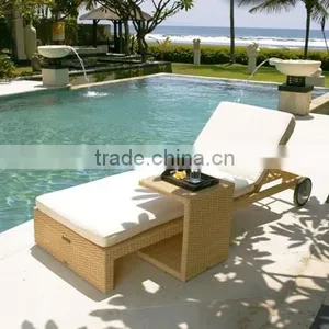 Very Popular Garden Rattan Sun Lounger thumbnail-1