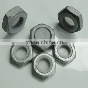 Overhead Transmission Line Anti Theft Bolts and Nuts Special Hexagon Thin Nut thumbnail-3