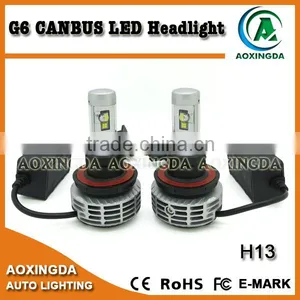 6G no Flicker no Error Code CANBUS Fanless All in One LED Headlight H13 thumbnail-1