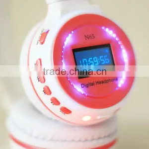2016 Best Selling Bluetooth FM Headphone N65S thumbnail-4