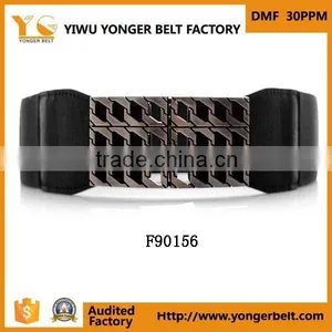 New Arrival Beautiful Fashion Lady Wide Cool Delicate Women Elastic Belt thumbnail-1