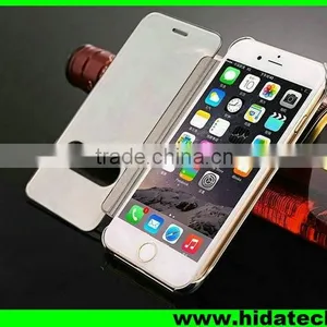 Hot Selling Smart Visible Flip Leather Phone Case for IPhone6 6s Leather Pouch thumbnail-3