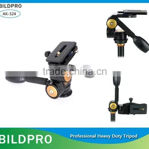 BILDPRO 1.8m Professional Tripod Head Duty Stand DV Tripod 360 Fluid Pan Head thumbnail-5
