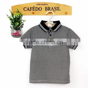 BSCI Passed Factory Top Quality Popular Design Custom Printing Logo Baby Polo Neck T Shirt thumbnail-1