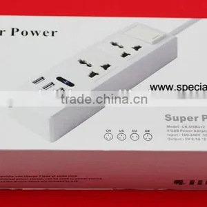 2015 New Product 4 USB Port Electtial Extension Socket OEM Accepted thumbnail-2