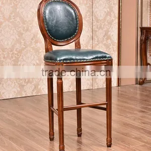 Best Selling Bar Stool High Chair Modern Bar Chair in Wood thumbnail-6