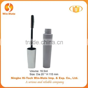 Hot-selling White 16.6ml AS Mascara Container With Brush thumbnail-1