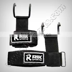 Weight Lifting Hooks Rod Heavy Duty Gym Hooks With Coated Material thumbnail-1