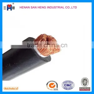 25 Mm2 50mm2 70mm2 Electric Black Rubber Weld Core Welding Cable Copper Aluminum Welding Cable Connector thumbnail-1