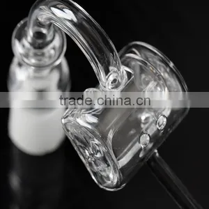 Domeless Dozer Quartz Nail Quartz Trough Domeless Nail Male and Female 10mm & 14mm or 18mm thumbnail-6