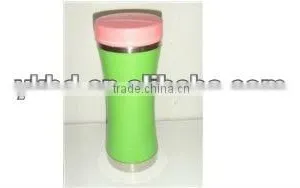 Pretty 280ml Double Wall Plastic Inner ss Cup With Lid thumbnail-1