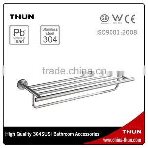 THUN Stainless Steel Double Folding Towel Rack thumbnail-1