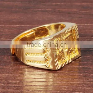 2016 Chinese Culture Big Ring Designs for Men 24k Gold Ring for Souvenirs Quality Choice thumbnail-3