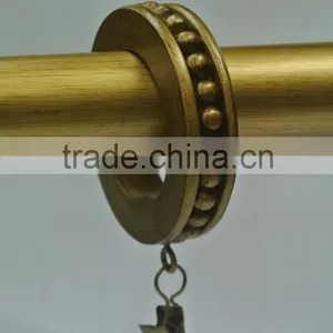 Beaded Curtain Eyelet Ring With Clip For 1-1/2", 1-3/4" and 2" Gold Curtain Rods thumbnail-5