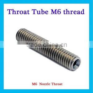M6 X 30 Nozzle PTFE Tube Inside for Tube Makerbot 3d Printer Accessory Reprap Prusa i3 DIY Kit Throat Tube Barrel Tube 3dprinter thumbnail-1