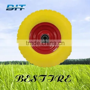 PU WHEEL 400-6 Gardern Cart Tyre/wheelbarrow Tyre/ Wheel Barrow Tyre Tube/ Cart Tyre thumbnail-1