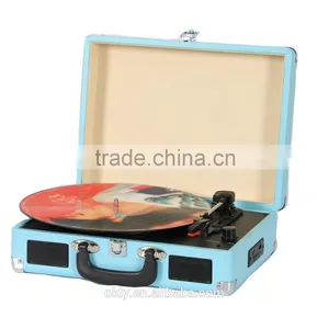 Portable Record Player , Audio Turntable Vinyl Player , Bluetooth Suitcase Turntable thumbnail-1