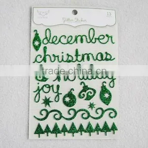 Christmas Glitter Sticker thumbnail-1