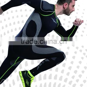 2016 New Style Men's Compression Seamless Long Shirt thumbnail-2