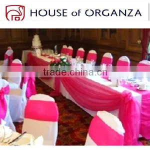 Organza Table Runner With 100%Nylon For Party thumbnail-1
