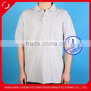 Custom Mens Polo Shirt With Epaulet and Pockets thumbnail-1