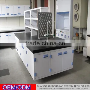 Industrial Workbench With Reagent Rack thumbnail-1