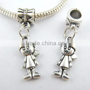 925 Sterling Silver Pretty Boy Dangle Charms Beads Fit European Bracelets thumbnail-1