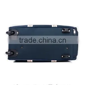 Hot Sale Promotional Large Capacity Polyester and Leather Rolling Duffel Travel Bags thumbnail-3