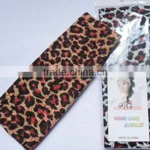Leopard Wool Sports Stretchy Headbands Hair Band thumbnail-4