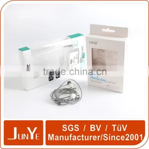 Luxury Craft Kraft Paper Carton Square Box Packaging for Earphone thumbnail-5