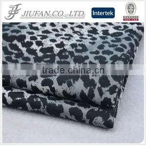 2015 Jiufan Textile Best-sold Roma Grey Leopard Polyester Ponti With Elastane Fashion Fabric thumbnail-1