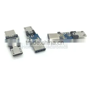 Type C to Type C USB 3.1 Adapter Circuit Board Male to Female Extension thumbnail-3