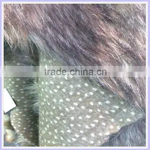 100% Acrylic Artificial Fur Jacquard Printed Long Pile Faux Fur Fabric thumbnail-1