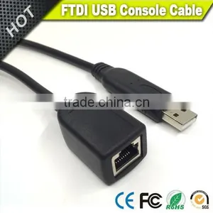 All New Cisco USB Male to RJ45 Female Console Cable With FTDI Chip in Black thumbnail-4