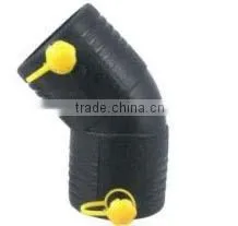 PE100 HDPE Pipe Fitting Electrofusion 45 Degree 90 Degree Elbow thumbnail-1