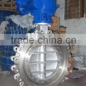 High Pressure Butterfly Valve With Pneumatic Actuators Triple Eccentric Butterfly Valve thumbnail-5